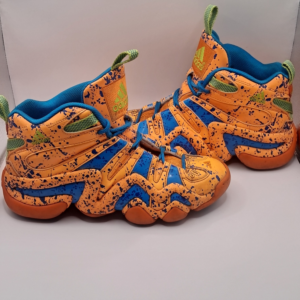 Adidas Crazy 8 Kobe All-Star Orange Paint Splatter Mens Size 5.5